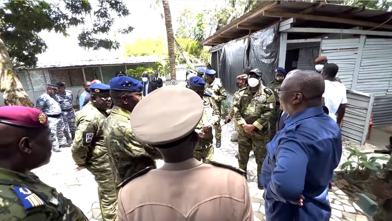 Visite des unités des forces armées de Côte d'Ivoire_SanPedro_Tene_2022_10