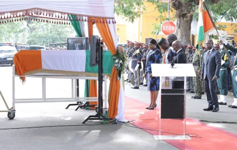 Côte d’Ivoire : 3 jours de deuil national à la mémoire du président de l’Assemblée nationale.