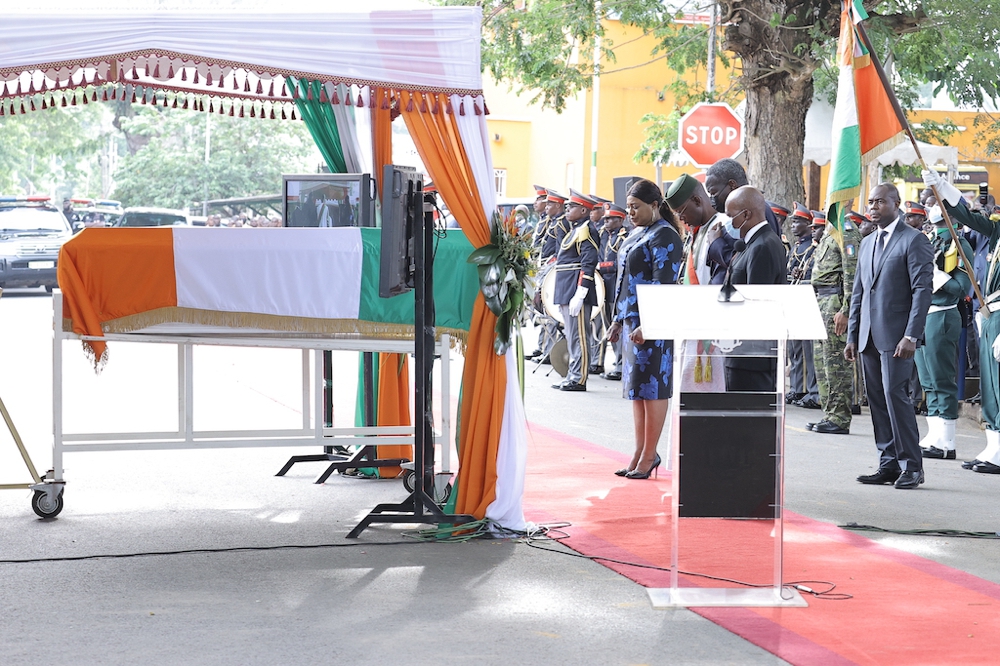 Côte d’Ivoire : 3 jours de deuil national à la mémoire du président de l’Assemblée nationale.