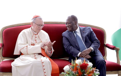 Le Chef de l’Etat a eu un entretien avec le Cardinal Pietro Parolin, Secrétaire d’Etat du Saint-Siège.