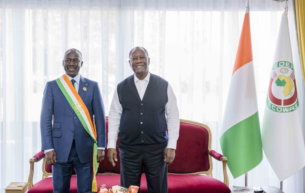 Le Chef de l’Etat a eu un entretien avec le nouveau Président de l’Assemblée Nationale de Côte d’Ivoire.