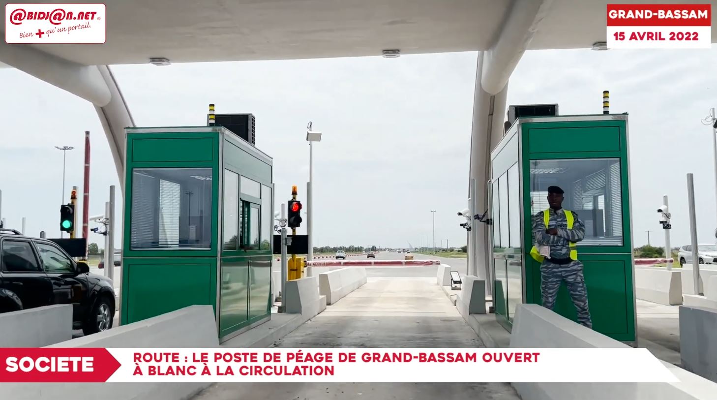 Péage de l’autoroute de Grand-Bassam s’ouvre le 24 juin_2022_10
