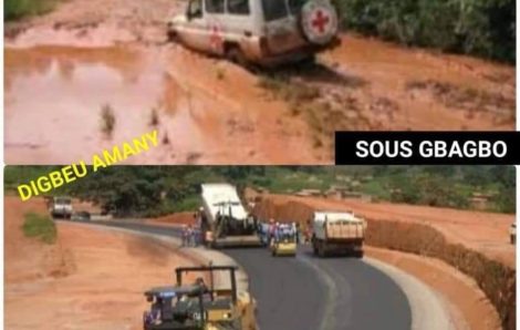 Après 9 ans de pouvoir de Gbagbo : Comment les routes ont été refondées. (4 décembre 2009 | Le Mandat).