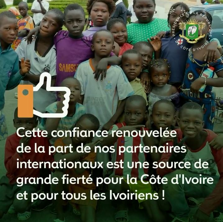 En vue de poursuivre et consolider la dynamique de croissance de notre pays (SEM Alassane Ouattara).