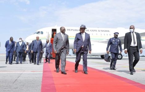 Après le Sommet ordinaire de la CEDEAO à Accra : Le Président Alassane Ouattara a regagné Abidjan.