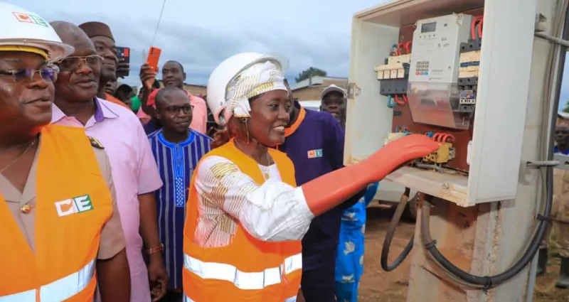 Côte d’ivoire/Mise sous tension : plusieurs villages du département de Boundiali connectés au réseau national.