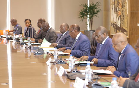 Réunion du Conseil National de Sécurité (CNS) du 04 Août 2022 présidée par le Président de la République, S.E.M. Alassane Ouattara.