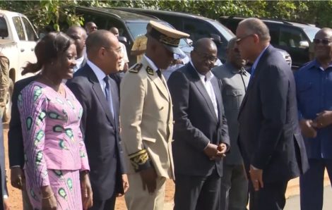 Formation professionnelle : le Premier Ministre Patrick Achi lance les travaux de construction du Lycée professionnel de Kong.