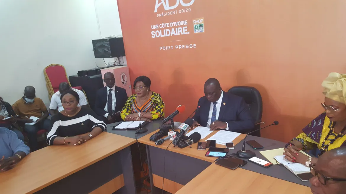 Côte d’Ivoire : le RHDP salue « avec force » l’ensemble des décisions prises par le chef de l’État lors de son discours à la Nation (Porte-parole).