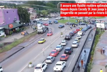 Abidjan Cocody : le Boulevard de France Redressé vient renforcer la fluidité du trafic dans la commune