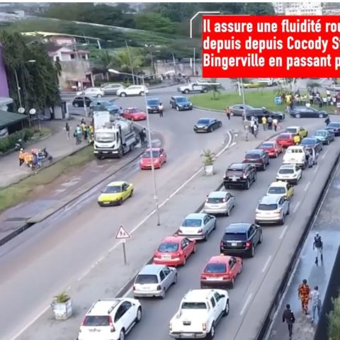 Abidjan Cocody : le Boulevard de France Redressé vient renforcer la fluidité du trafic dans la commune