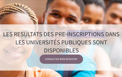 Pré-inscriptions dans les universités publiques 2022 : Voici où trouver son résultat.