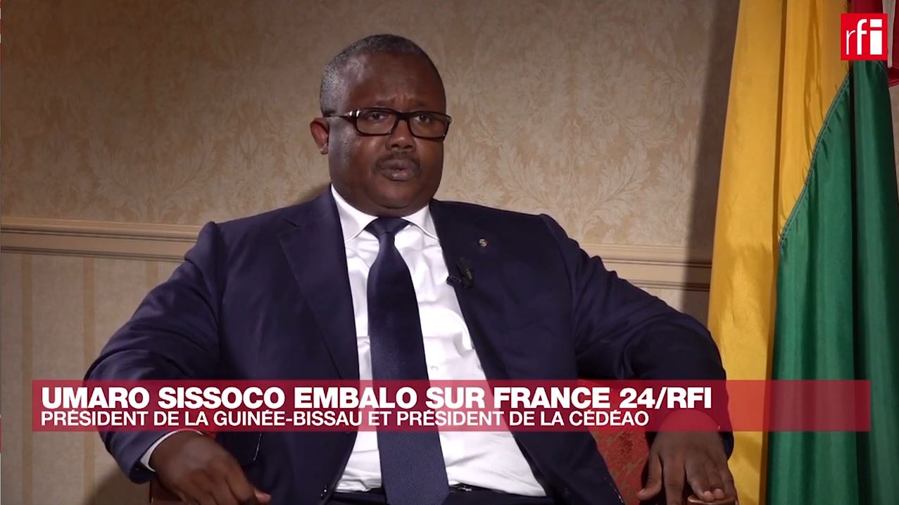 Umaro Sissoco Embaló, Président de la CEDEAO  » le président Ouattara était parmi les chefs d’Etats de la CEDEAO qui ont demandé la levée des sanctions contre le Mali  ».