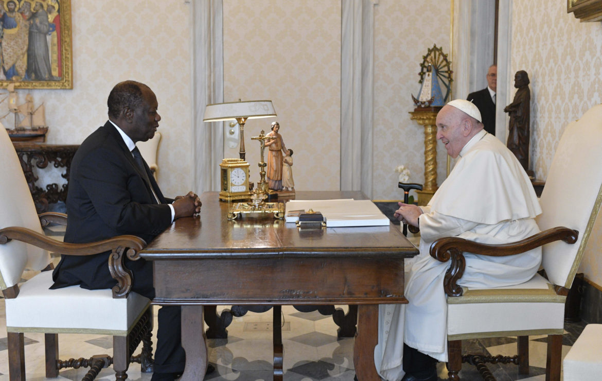 Le Chef de l’Etat a eu un entretien avec le Pape François au Vatican.