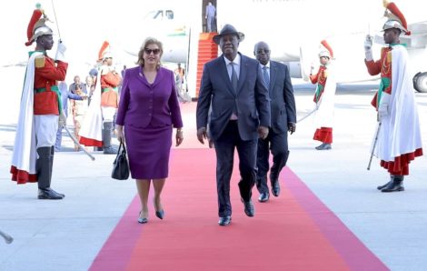 Le Président de la République, Alassane Ouattara, a regagné Abidjan (05/10/2022).