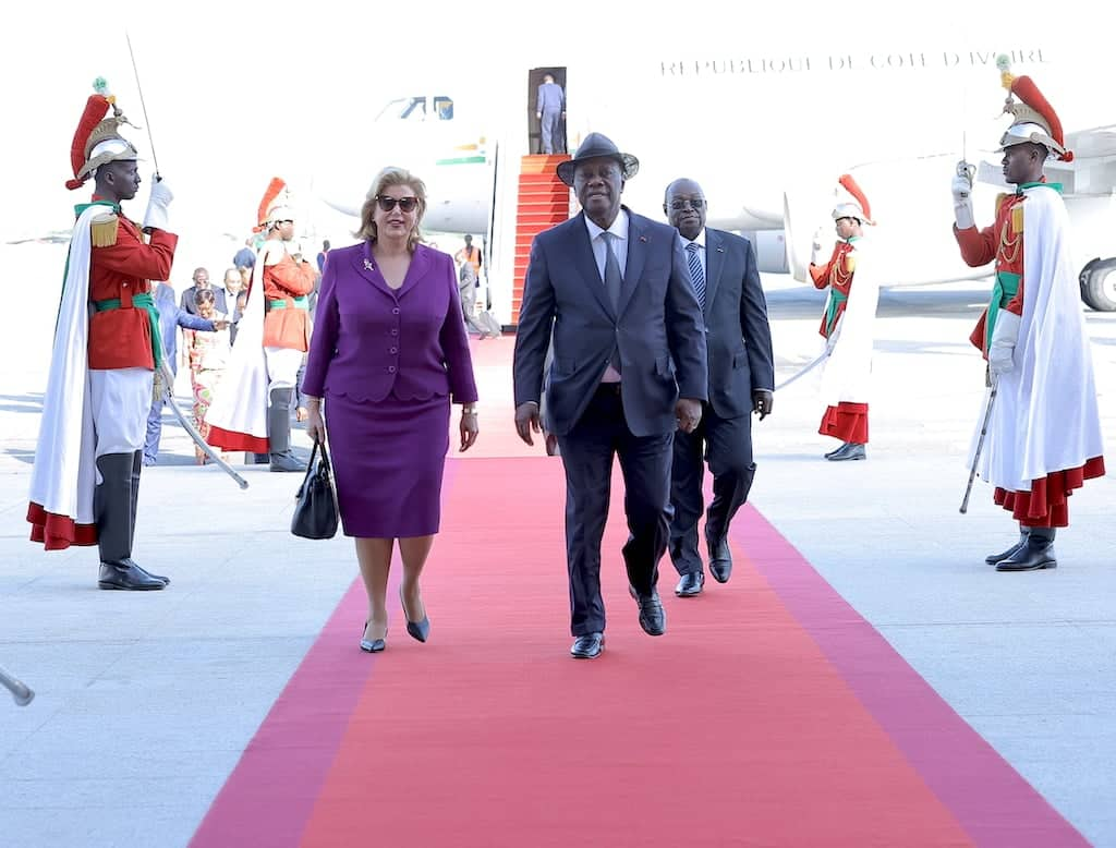 Le Président de la République, Alassane Ouattara, a regagné Abidjan (05/10/2022).