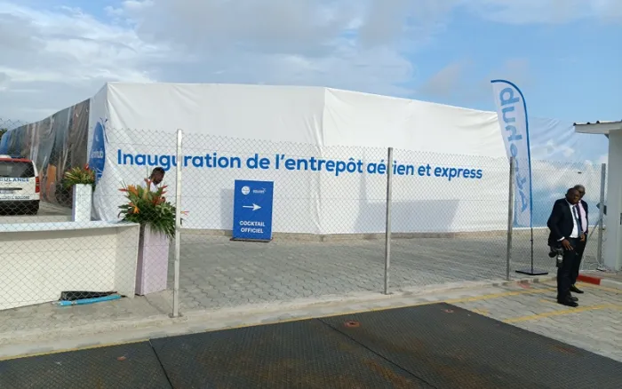 Abidjan-Fret : le ministre des Transports inaugure le plus grand entrepôt aérien et express de l’Afrique de l’Ouest.