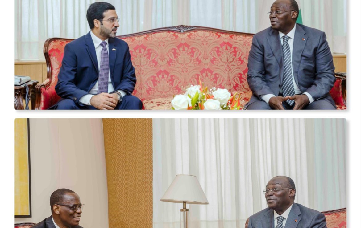 Le Vice-Président de la République a échangé avec l’Ambassadeur du Qatar et le Président du CREPMF-UEMOA.