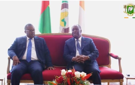 Le Président de la République, Alassane Ouattara, s’est entretenu, ce vendredi 7 octobre 2022, avec son homologue bissau-guinéen, Général Umaro El Mokhtar Sissoco Embalo.