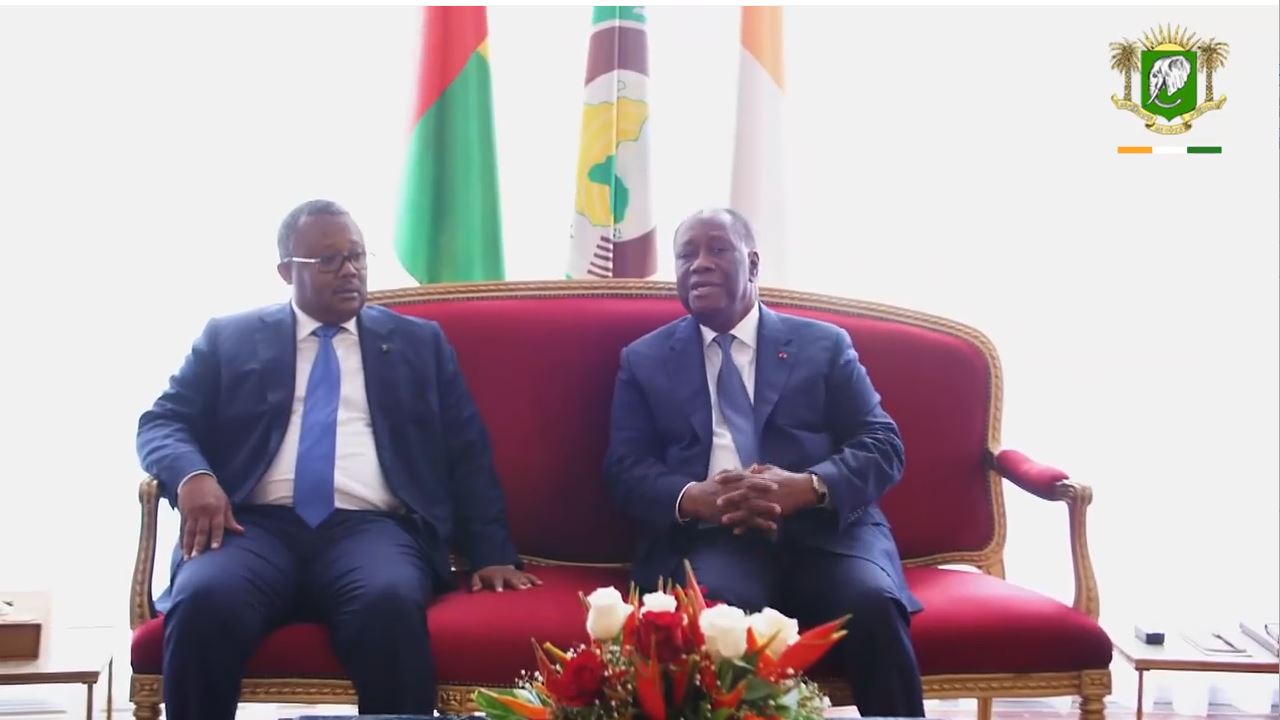 Le Président de la République, Alassane Ouattara, s’est entretenu, ce vendredi 7 octobre 2022, avec son homologue bissau-guinéen, Général Umaro El Mokhtar Sissoco Embalo.