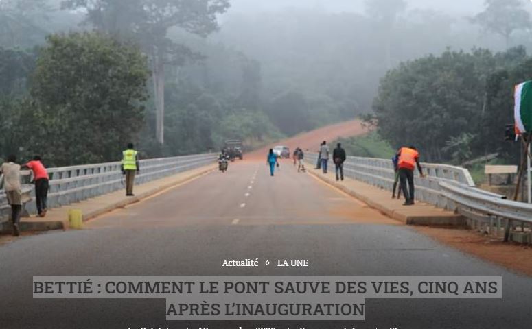 Bettié : comment le pont sauve des vies, cinq ans après l’inauguration.