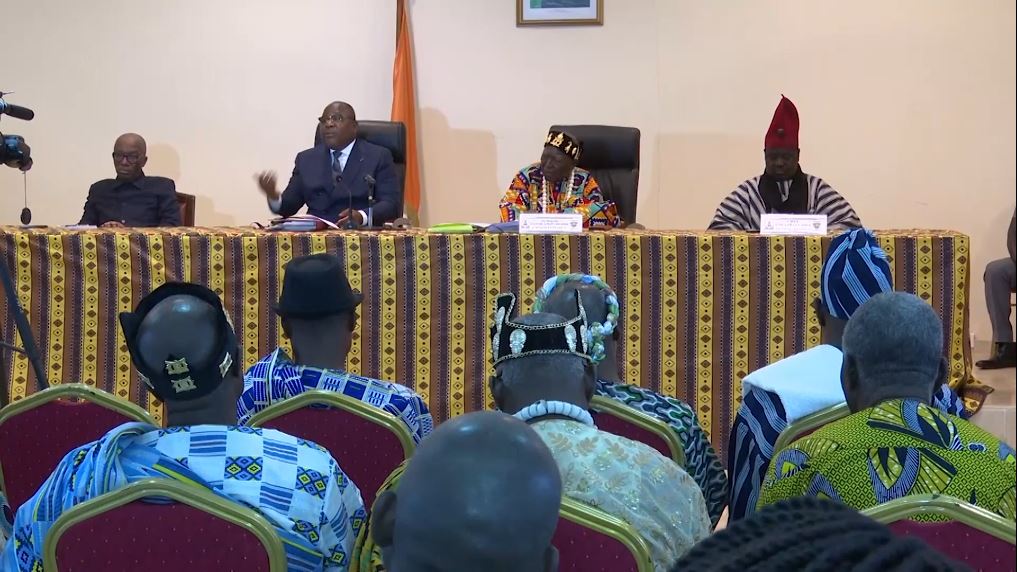 Révision de la liste électorale 2022 : la CEI explique le mode opératoire aux Rois et chefs traditionnels de Côte d’Ivoire.