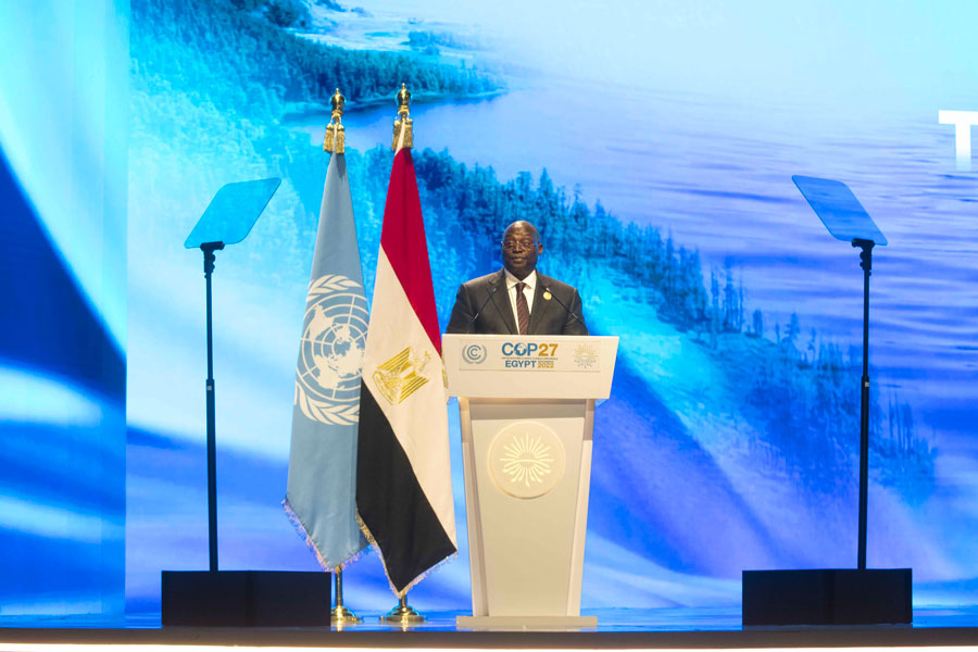 Le Vice-Président de la République a pris part au Sommet présidentiel de la COP 27, à Sharm El Sheikh.