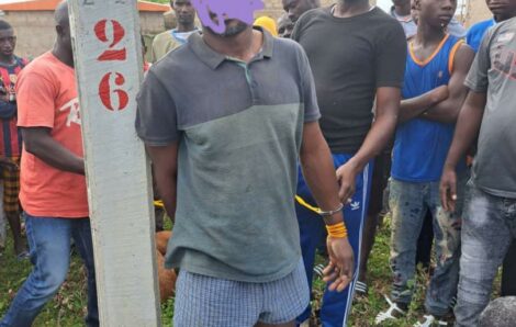 Bouaké – Un voleur de lampadaires mis aux arrêts.