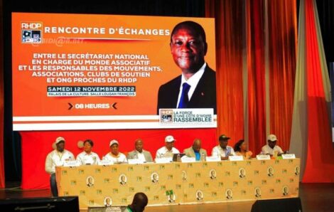 Côte d’Ivoire/RHDP : 600 mouvements de soutien s’engagent pour Alassane Ouattara.
