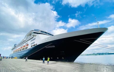 Arrivée du paquebot MS ZAANDAM au Port Autonome d’Abidjan.