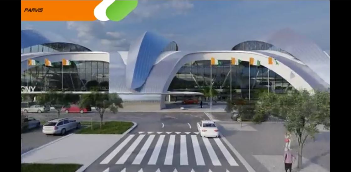 Le futur aéroport international Félix Houphouêt-Boigny et l’aérogare lagunaire de Cocody, une vision du Président Ouattara.