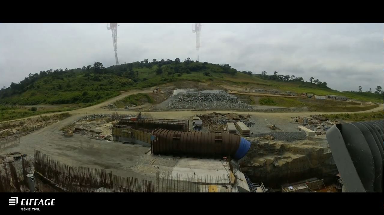 Barrage Singrobo_installation_conduites forcees_2022_11