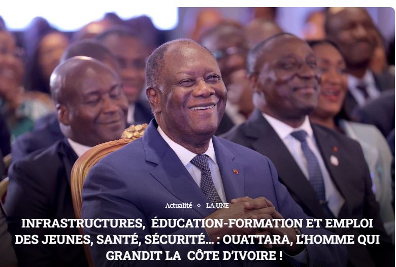 Infrastructre, éducation-formation et emploi des jeunes, santé, sécurité… : Ouattara, l’homme qui grandit la Côte d’Ivoire !.