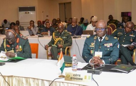 Force anti-coup d’état et anti-terroristes, les armées de la CEDEAO se sont parlé à Bissau.