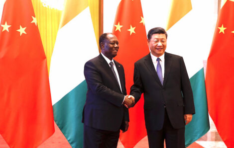 Le président chinois Xi Jinping s’entretient par téléphone avec son homologue ivoirien Alassane Ouattara.