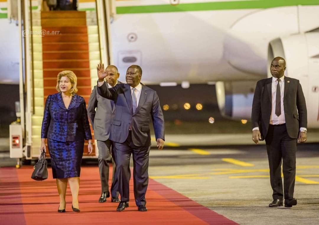 Côte d’Ivoire : Alassane Ouattara a regagné Abidjan après un séjour en France.