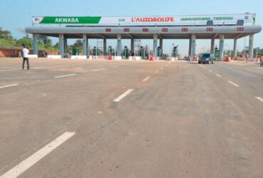 Côte d’Ivoire : le poste à péage Yamoussoukro-Tiébissou sera mis en service lundi prochain à 1000 à 2000 Fcfa.