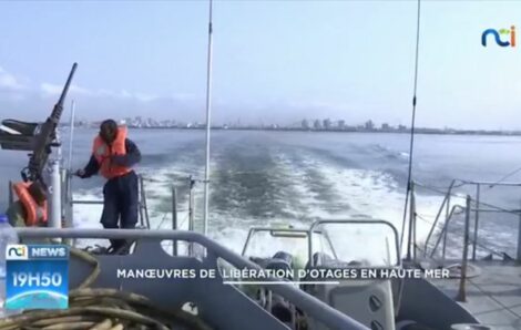 Obangamé express 2023: lutte contre le Narco Trafic, engagement des chiens de la brigade cynophile de Gendarmerie à bord des bateaux, des images.