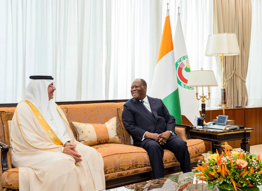 Le Chef de l’Etat a échangé avec l’Ambassadeur d’Arabie Saoudite en Côte d’Ivoire.