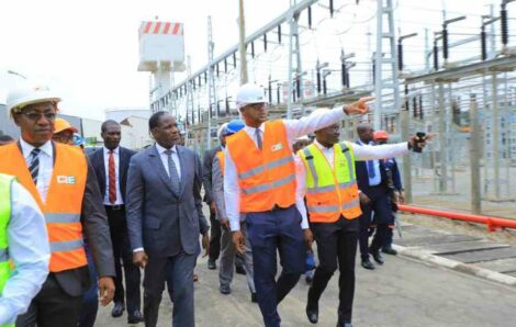 Explosion d’un transformateur du poste 225 KVA de la CIE : le ministre Mamadou Sangafowa Couliblay se félicite du rétablissement rapide de l’électricité.