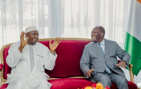 Le Chef de l’Etat a eu un entretien avec son homologue Gambien SEM Adama Barrow.