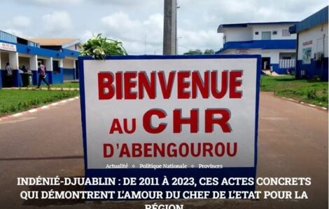 Indénié-Djuablin : de 2011 à 2023, ces actes concrets qui démontrent l’amour du Chef de l’état pour la région.