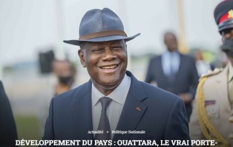Développement du pays : Ouattara, le vrai porte-bonheur des Ivoiriens.