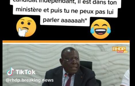 Les instructions du secrétaire exécutif du RHDP, le ministre Cissé Bacongo, concernant les indépendants (voir Vidéo).
