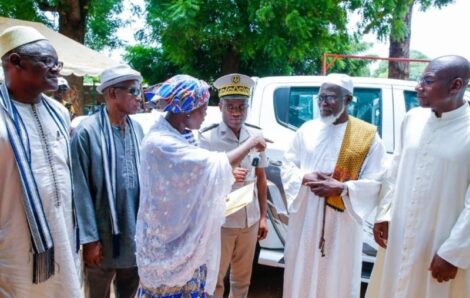 Boundiali : Le Président Ouattara renforce la capacité de mobilité des associations religieuses.
