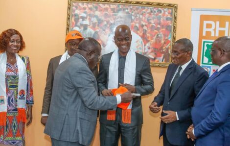 Mercato Politique : le RHDP enregistre 2 nouvelles adhésions le jeudi 8 Juin 2023.