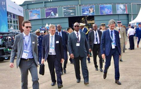 Téné Birahima Ouattara à l’ouverture du 54ème salon international de l’aéronautique et de l’espace au Bourget.