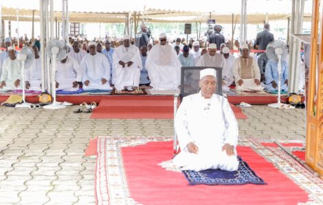 Tabaski 2023 : célébration en présence du Président Alassane Ouattara à la mosquée de la Riviera Golf.