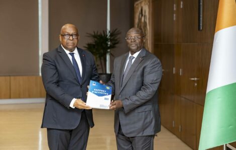 Le Vice-Président de la République a reçu le Rapport d’activités 2022 de la Haute Autorité de la Communication Audiovisuelle (HACA).