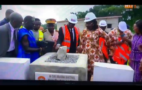 Pose de la 1ère pierre d’un Orphelinat des FDS à Ahoutoué / Téné Birahima lance un message à la veille des élections : « La compétition démocratique doit être compatible avec la cohésion ».